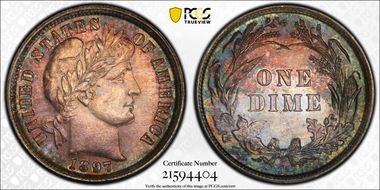 1897 10C MS64