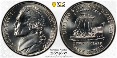 2004-P 5C Keel Boat MS68