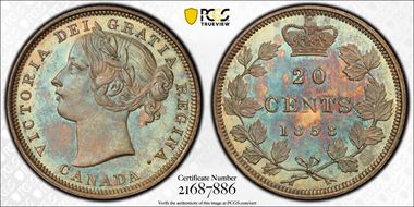 1858 20C Coinage ↑↓ MS64
