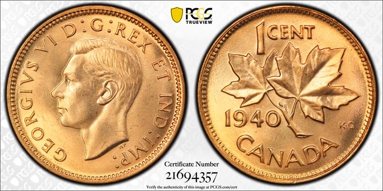 Cert 21694357 - Coin Image