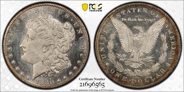 1880-CC $1 MS64PL