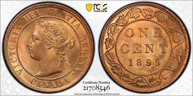 1899 1C RP9 MS65RD