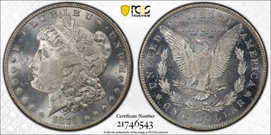 1879-S $1 VAM 4, Rev. of 1878 MS63