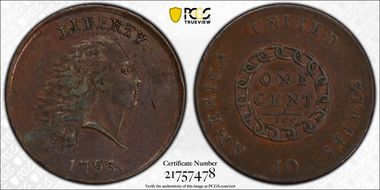 1793 1C Chain, Periods AU55BN