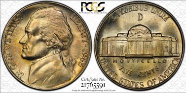 1945-D 5C DDO FS-101 MS66FS