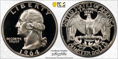 1964 25C PR68DCAM