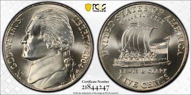 2004-P 5C Keel Boat MS67