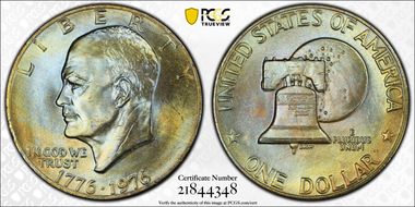 1976 $1 Type 2 MS64