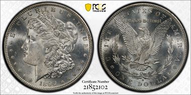 1890-S $1 MS64