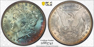 1885-O $1 MS66