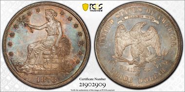 1878-CC T$1 Trade MS65