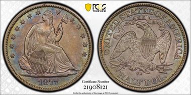 1877-CC 50C AU58
