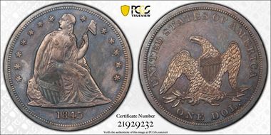 1845 $1 PR61
