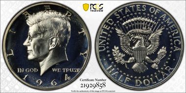 1964 50C Accented Hair PR67CAM