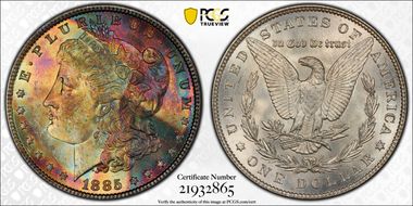 1885 $1 MS64