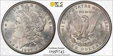 1897 $1 MS65