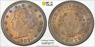 1903 5C AU58+