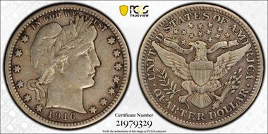 1916 25C Barber XF40