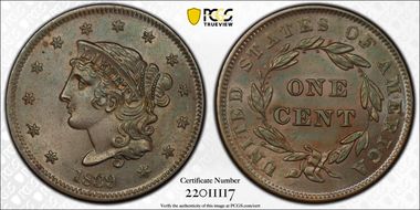 1839 1C N-5 MS64BN