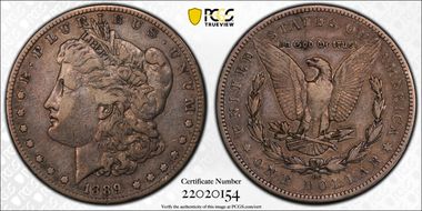 1889-CC $1 VF30