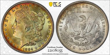 1884-O $1 MS64