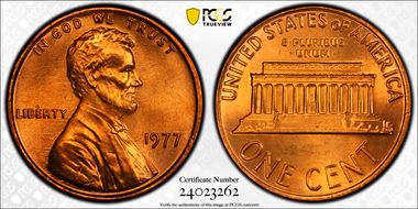 1977 1C MS67RD