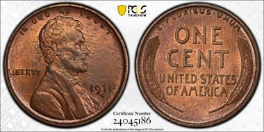 1911-D/D 1C RPM FS-502 MS63RB