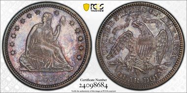 1873-CC 25C No Arrows MS64