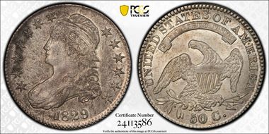 1829 50C O-109a AU53