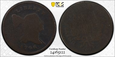 1796 1/2C C-2 With Pole AG3BN