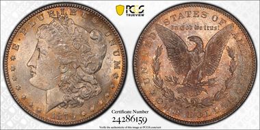 1879-S $1 VAM 4, Rev. of 1878 MS61