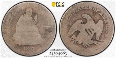 1861-S 25C FR2