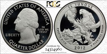 2012-S 25C El Yunque NP - Silver PR70DCAM