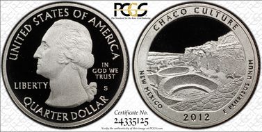 2012-S 25C Chaco Culture NP PR70DCAM