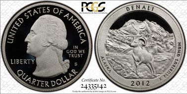 2012-S 25C Denali NP PR70DCAM