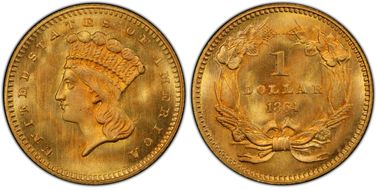 1864 G$1 MS68+
