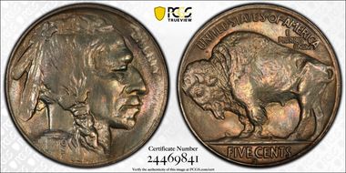 1919-S 5C MS63