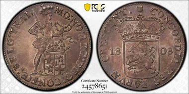 1808 RksDlr KM-25 Utrecht MS63+