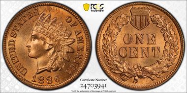 1886 1C Type 1 MS65RD