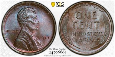 1917-D 1C MS66+ BN