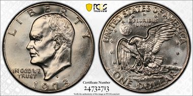 1973-D $1 MS65