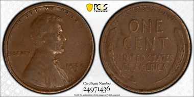1909-S 1C Lincoln VF35BN