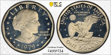 1979-S SBA$1 Type 1 PR70DCAM