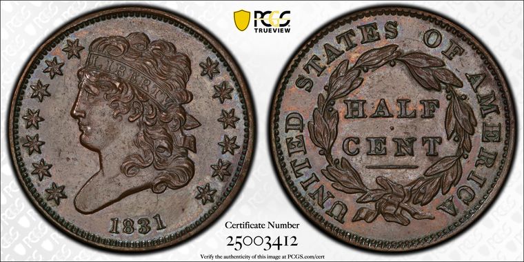 Cert 25003412 - Coin Image