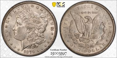 1879-CC $1 Capped Die MS61