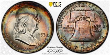 1953 50C MS66+ FBL