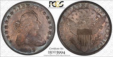 1799 $1 BB-162 MS64