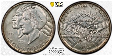 1937-D 50C Arkansas MS67