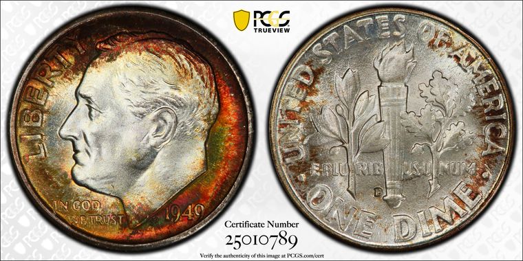 Cert 25010789 - Coin Image