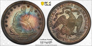 1876-CC 25C MS67